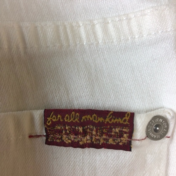 7 For All Mankind Womens Jeans, White Size 24 - Picture 6 of 8